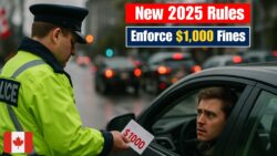 2025 Driving Laws Bring Tougher Enforcement — Canadians could face $1,000 fines as new regulations target dangerous driving