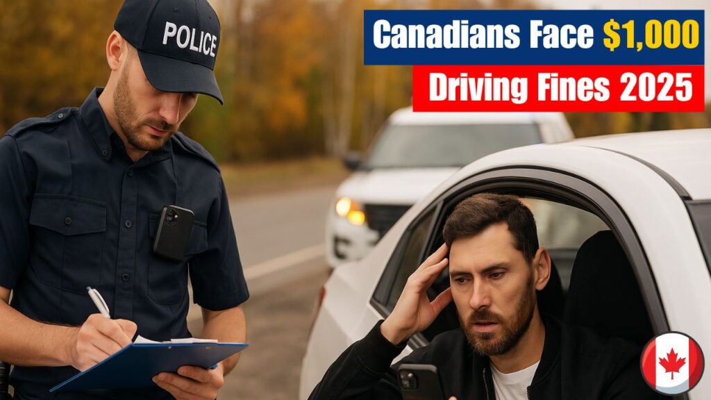 Canadians Face $1,000 Driving Fines 2025