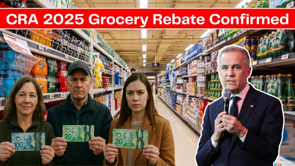 Canadians Set to Receive 2025 Grocery Rebate