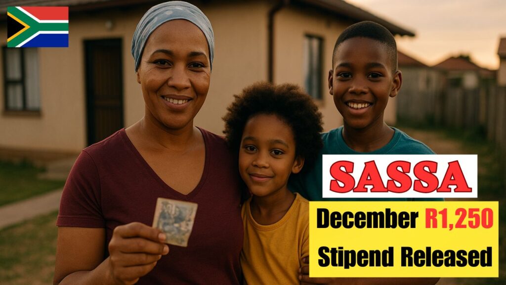 December R1,250 Stipend Released