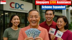 Expanded 2025 Assistance Scheme Announced — Singapore confirms S$700 support along with U-Save rebates and CDC vouchers