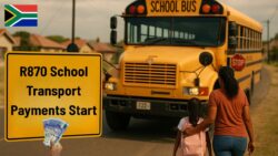 R870 School Transport Payments Start December 1 — Eligible households must complete applications to secure monthly payments