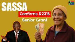 SASSA Confirms R2,315 Grant Payment for Seniors This Week — Full November 2025 disbursement timeline now revealed