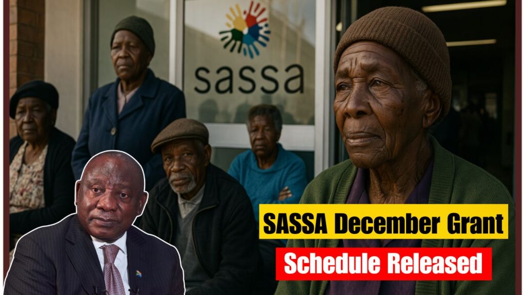 SASSA December Grant Schedule Released