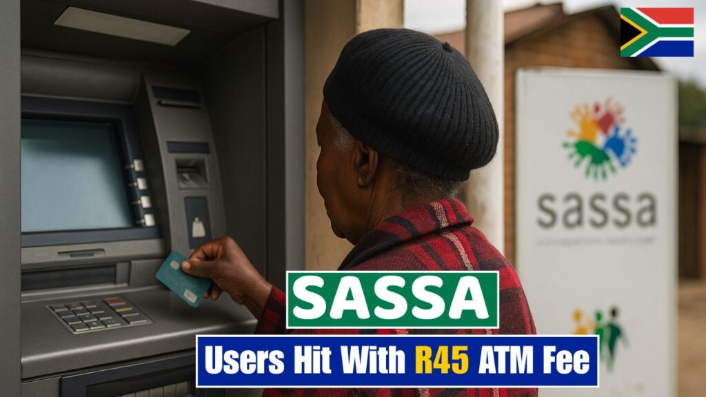 SASSA Users Hit With R45 ATM Fee