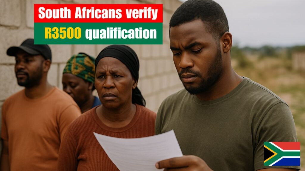 South Africans verify R3500 qualification