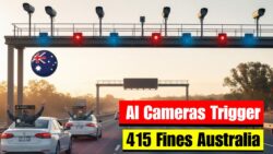Australia’s New AI Traffic Cameras Trigger $415 Rolling-Red Fines — Drivers Penalised Even Without Crossing the Line