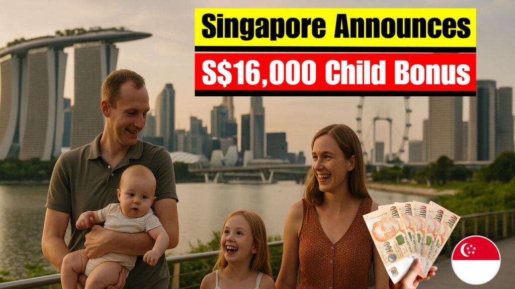 Singapore Announces S$16,000 Child Bonus