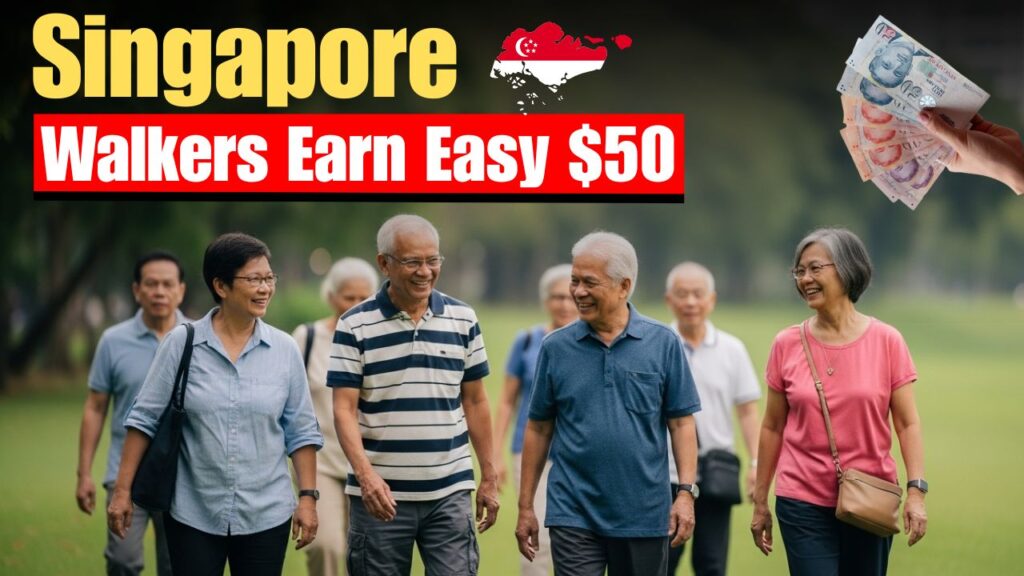 Singapore Citizens Can Earn $50 by Walking